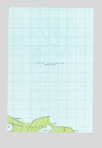 Huron Mountain, MI USGS Topographic Map