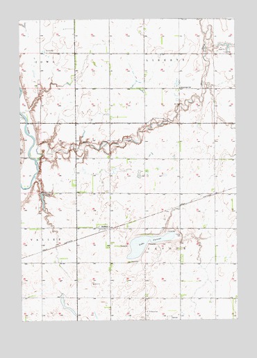 Huron NE, SD USGS Topographic Map