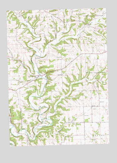 Hurricane, WI USGS Topographic Map