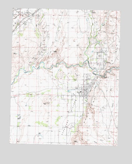 Hurricane, UT USGS Topographic Map