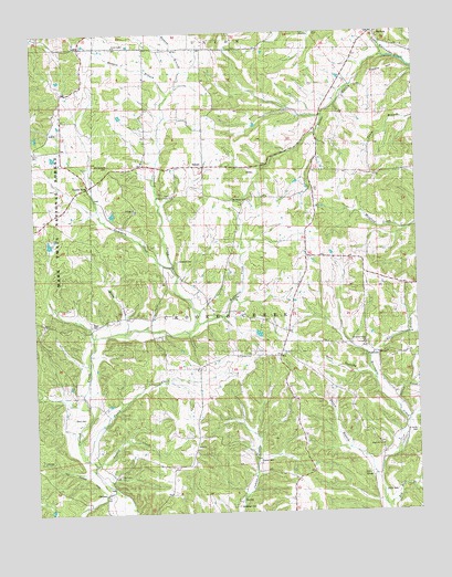 Hurricane, MO USGS Topographic Map