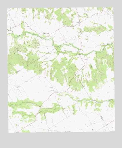 Hurst Spring, TX USGS Topographic Map