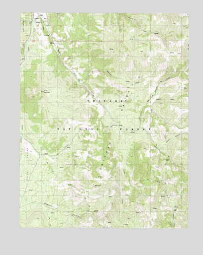 Bakeoven Creek, NV USGS Topographic Map