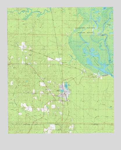 Huttig, AR USGS Topographic Map