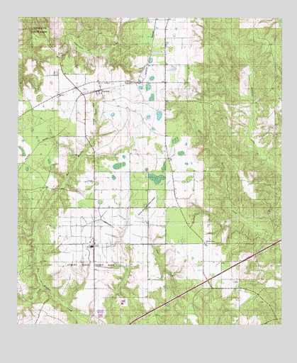 Huxford, AL USGS Topographic Map