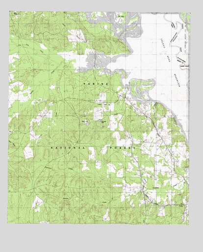 Huxley, TX USGS Topographic Map