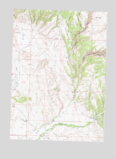 Hyatt Ranch, WY USGS Topographic Map