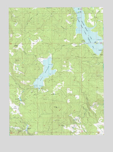 Hyatt Reservoir, OR USGS Topographic Map
