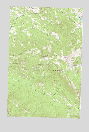 Hyde Creek, MT USGS Topographic Map