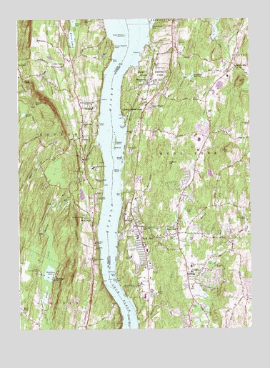 Hyde Park, NY USGS Topographic Map