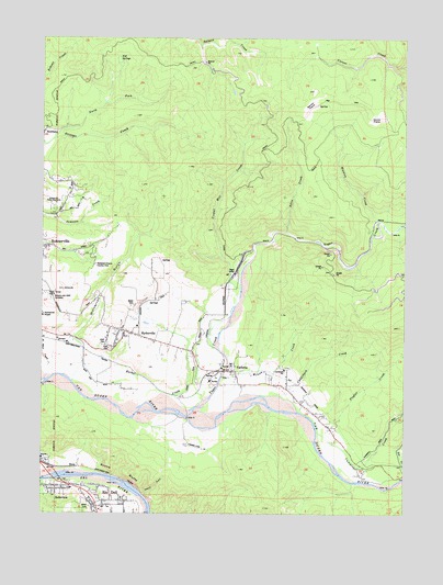 Hydesville, CA USGS Topographic Map