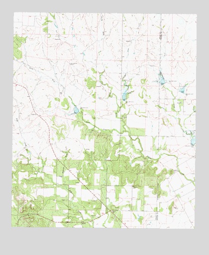 Hylton, TX USGS Topographic Map