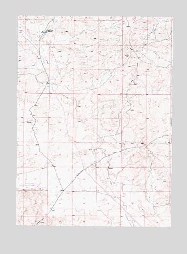 Hylton Ranch, WY USGS Topographic Map