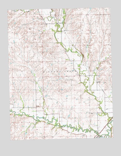 Hymer, KS USGS Topographic Map