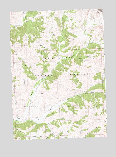 Hyndman Peak, ID USGS Topographic Map