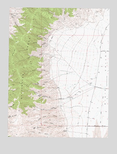 I X L Canyon, NV USGS Topographic Map