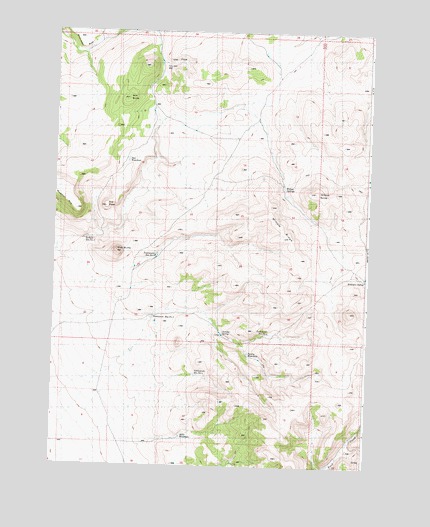 Ibex Butte, OR USGS Topographic Map