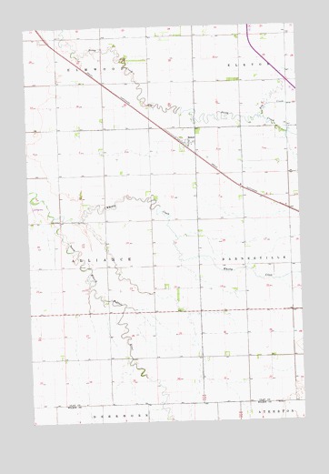 Baker, MN USGS Topographic Map