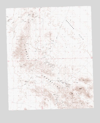 Ibex Peak, AZ USGS Topographic Map