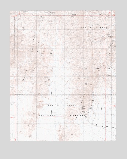 Ibex Spring, CA USGS Topographic Map