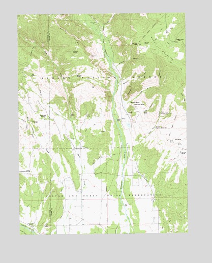 Ice Cave Peak, UT USGS Topographic Map