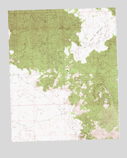 Ice Caves SE, NM USGS Topographic Map