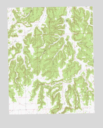 Icehouse Canyon, CO USGS Topographic Map
