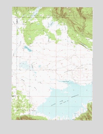 Icehouse Creek, ID USGS Topographic Map