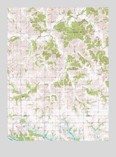 Iconium, IA USGS Topographic Map