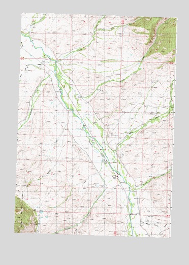 Baker, ID USGS Topographic Map