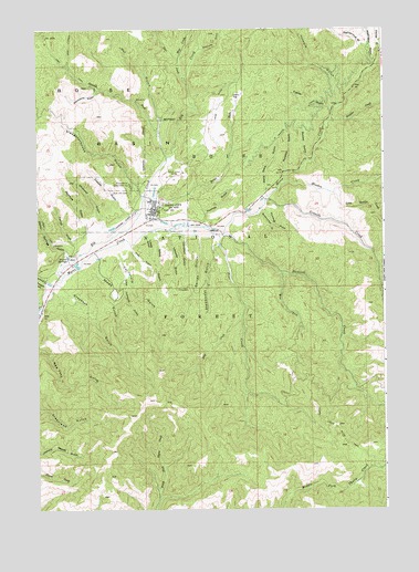 Idaho City, ID USGS Topographic Map
