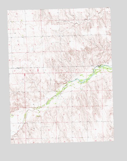 Idalia SW, CO USGS Topographic Map