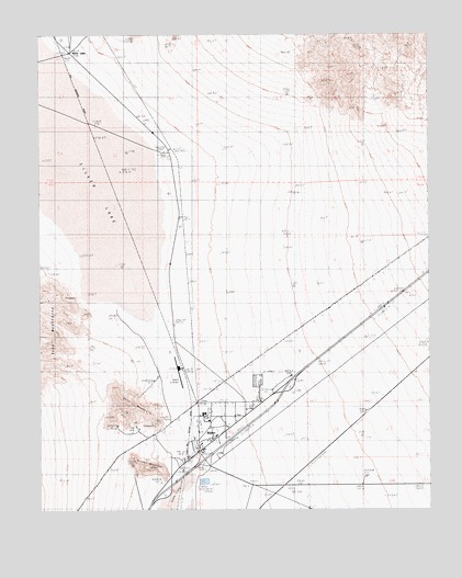 Baker, CA USGS Topographic Map