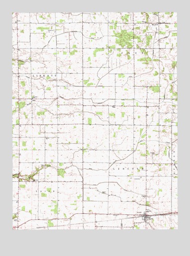 Idaville, IN USGS Topographic Map