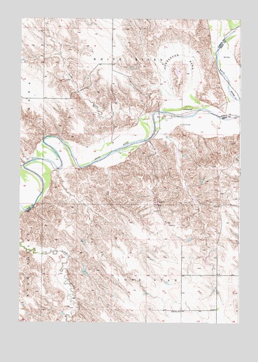Ideal NE, SD USGS Topographic Map