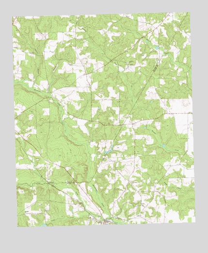 Ideal North, GA USGS Topographic Map