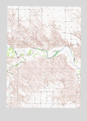 Ideal NW, SD USGS Topographic Map