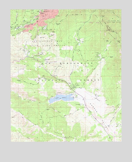 Idyllwild, CA USGS Topographic Map