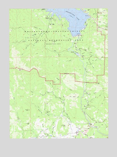 Igo, CA USGS Topographic Map