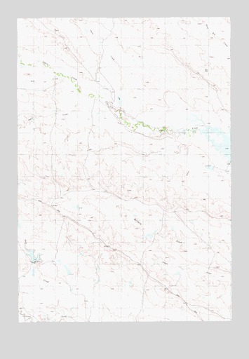 Ikey Creek, MT USGS Topographic Map