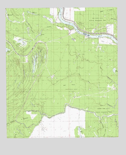Ile Natchitoches, LA USGS Topographic Map