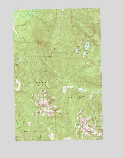 Illabot Peaks, WA USGS Topographic Map