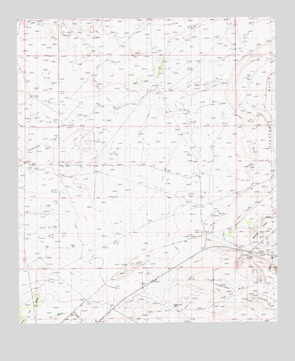 Illinois Camp SE, NM USGS Topographic Map