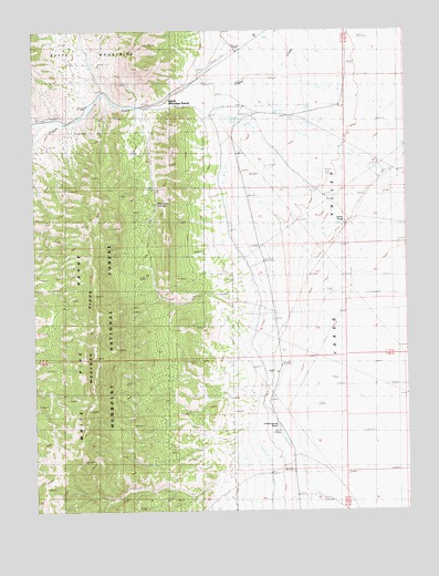 Illipah, NV USGS Topographic Map