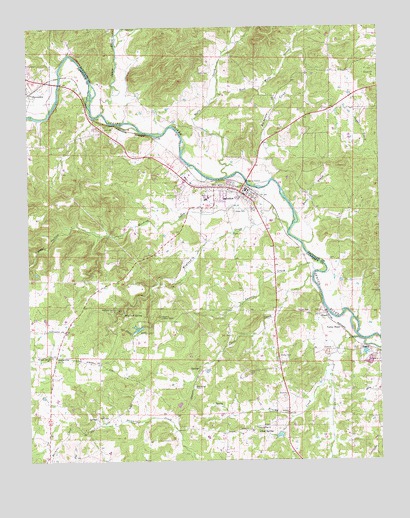 Imboden, AR USGS Topographic Map