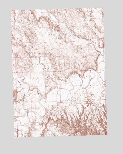 Imlay SW, SD USGS Topographic Map