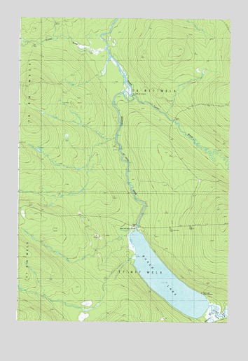 Baker Lake, ME USGS Topographic Map