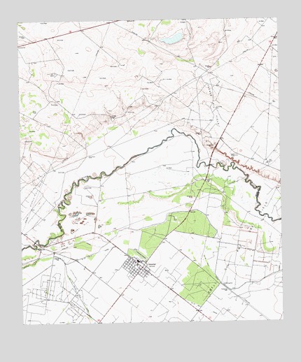 Imperial, TX USGS Topographic Map