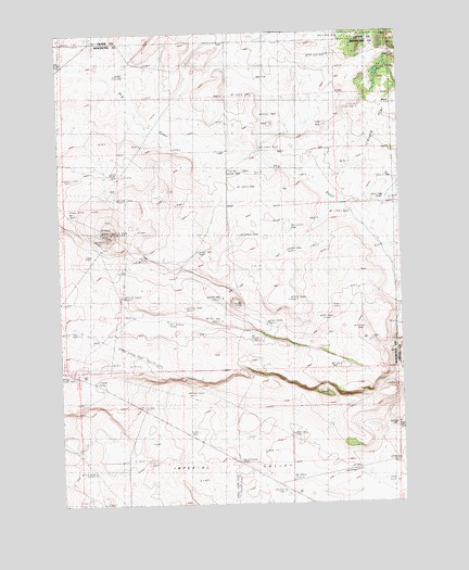 Imperial Valley North, OR USGS Topographic Map