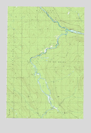 Baker Lake NW, ME USGS Topographic Map